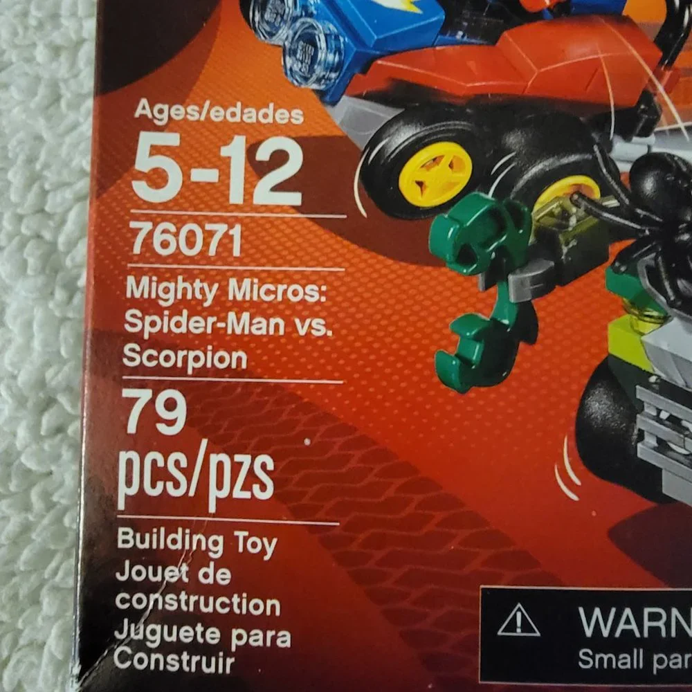 NEW Lego Marvel Mighty Micros Spiderman vs Scorpion